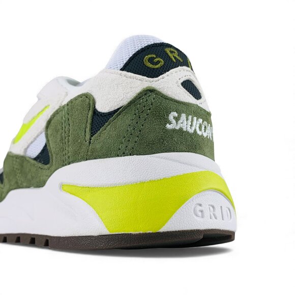 Saucony Grid Shadow 2 Essential White Green Men's Shoes Sneakers S70772-6 - Picture 7 of 11